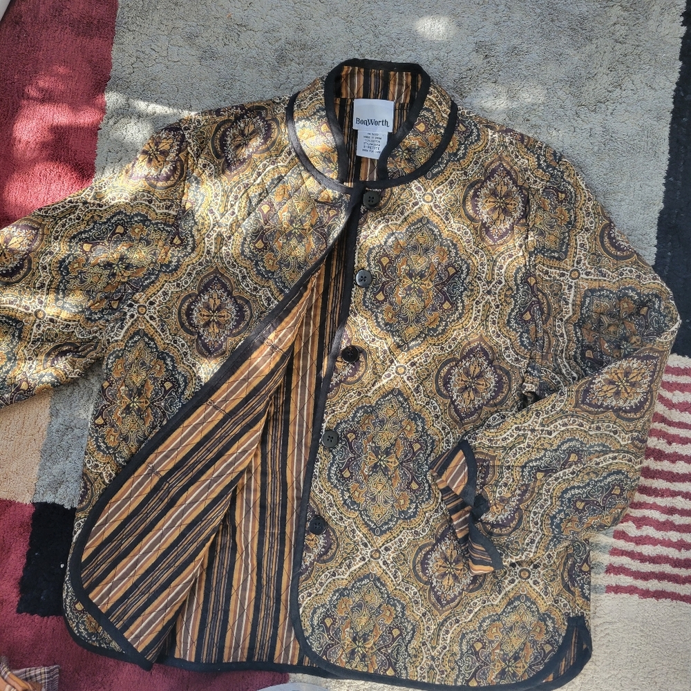 Reversible Fall Quilted Shacket - image 2